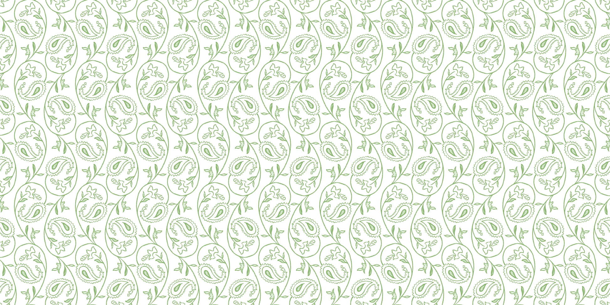 InkBird Print Studio vinyl gift wrap with light green paisley and floral on white; adhesive-backed, soft elegant design, 24x30 sheets.
