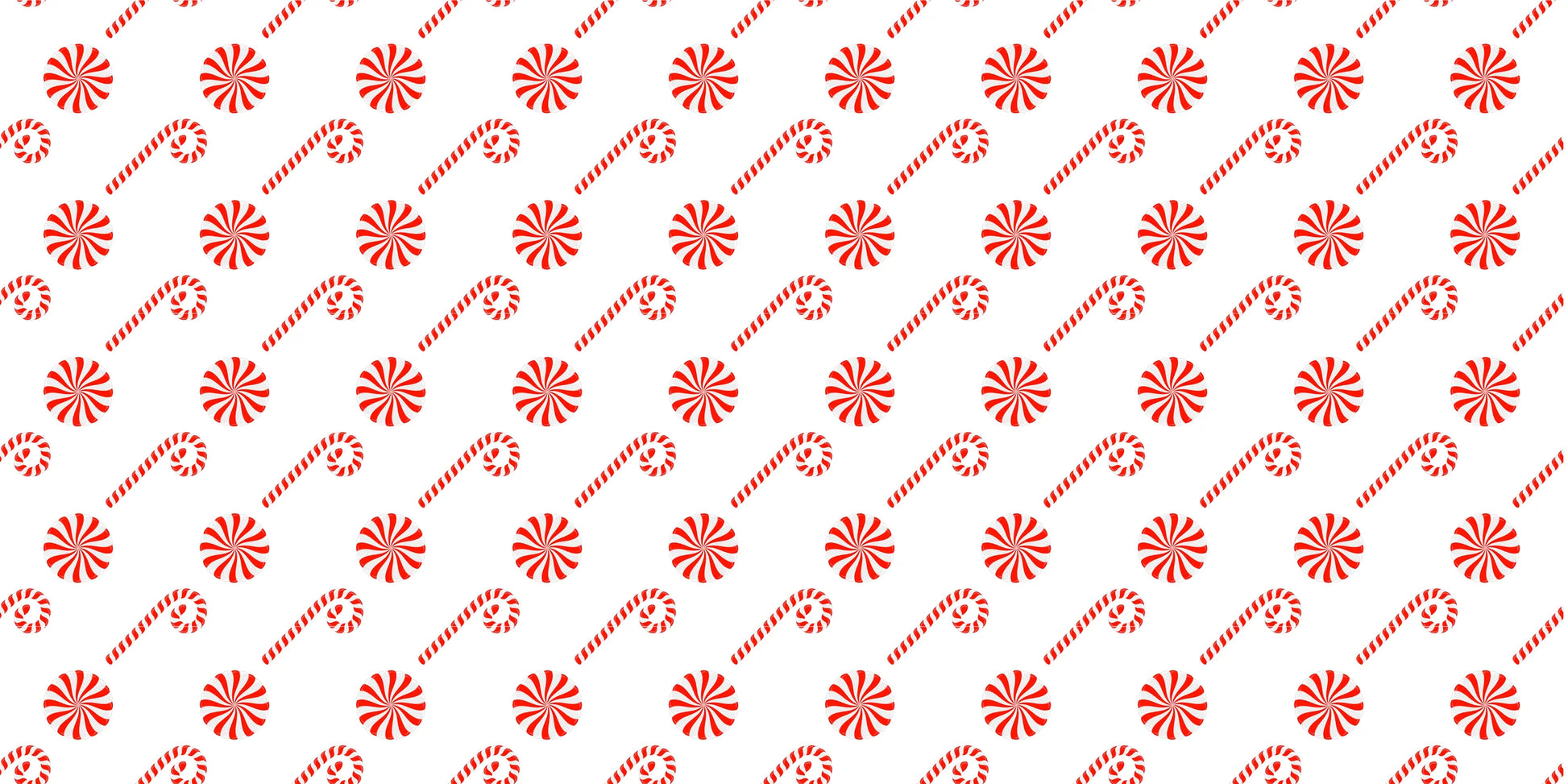InkBird Print Studio vinyl wrapping paper with red and white candy canes, peppermint swirls; glossy adhesive, festive holiday pattern.