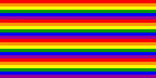 InkBird Print Studios vinyl wrapping paper, 30-inch roll, features bold rainbow horizontal stripes in red, orange, yellow, green, blue, and purple.
